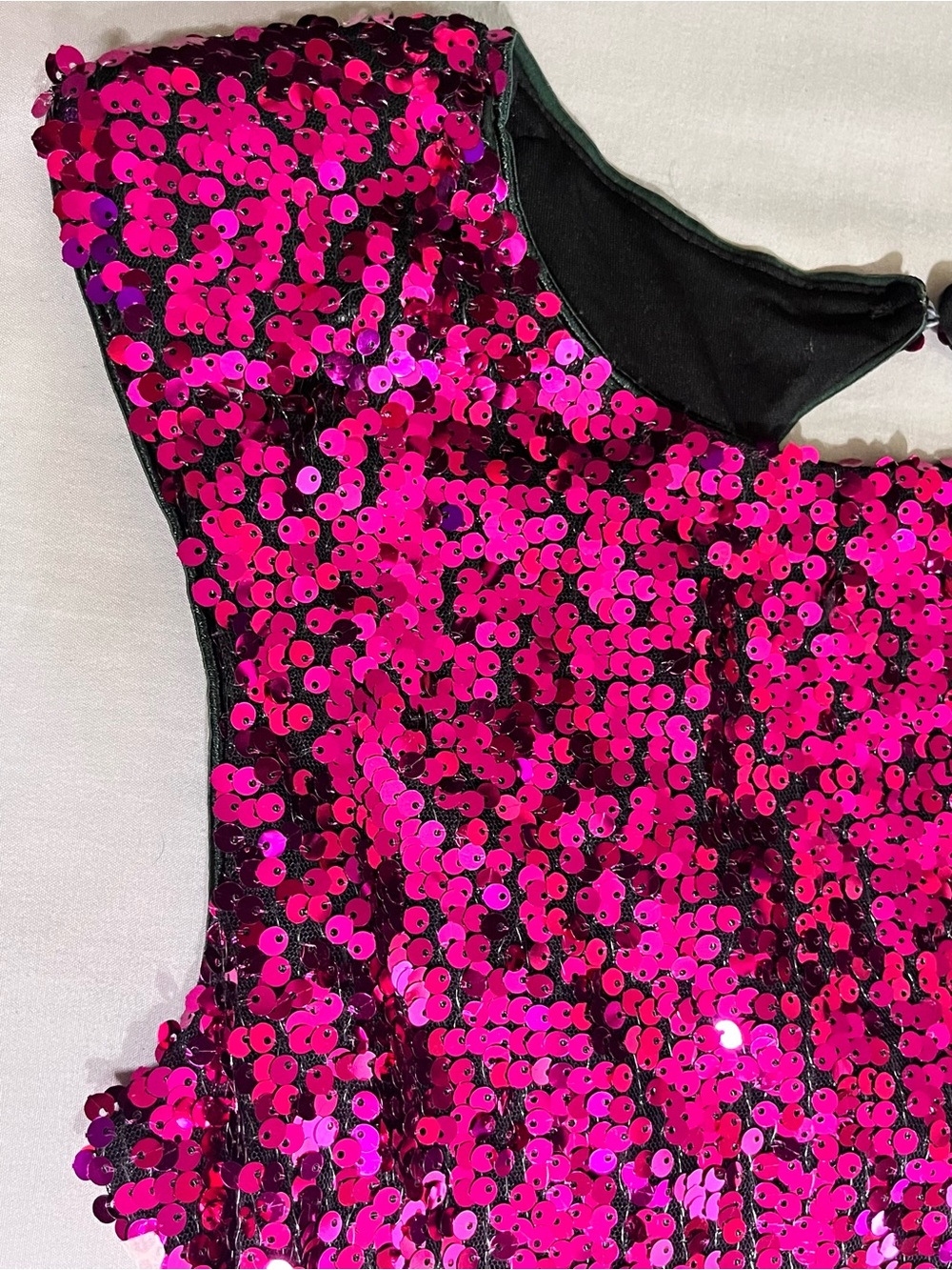 Mimi Chica Hot Pink Sequin Dress